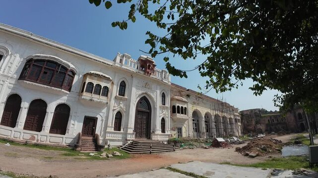 Exterior walls of Mubarak Mandi Palace Complex