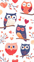 set of owls
