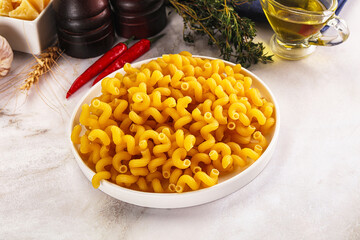 Italian cuisine - dry cellentani pasta