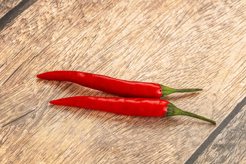 Spice ripe red chili pepper