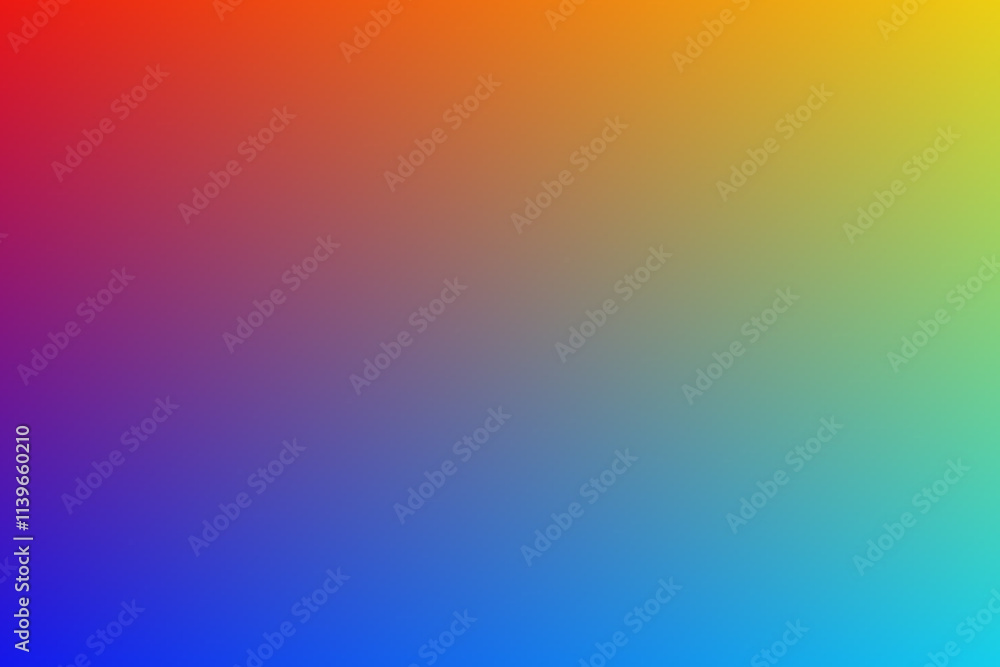 Poster vibrant rainbow gradient background with smooth transition of colors for creative design and digital