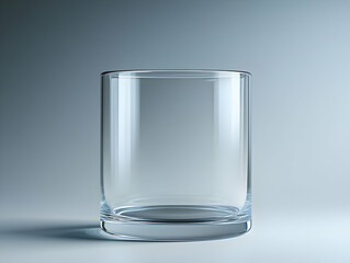 Empty Glass 3D Render