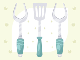 Spatula Concept Illustration Stylish and Beautiful