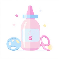 baby bottle and pacifier