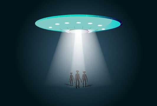 Extraterrestrial Concept Illustration Stylish and Beautiful