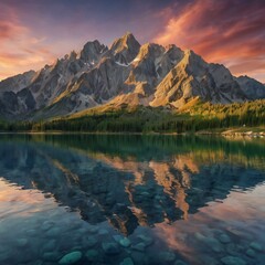 Fototapeta premium mountain Generative AI