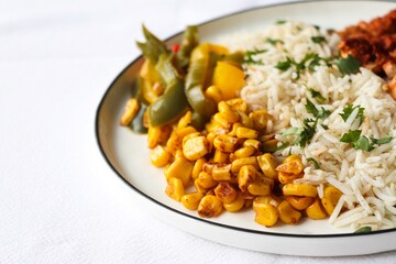 Homemade Plated Meal for Healthy and Nutritious Eating