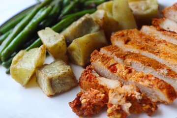 Homemade Plated Meal for Healthy and Nutritious Eating