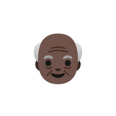 Old Man Face Emoji  
