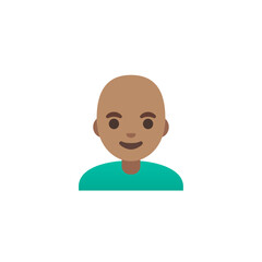 Bald Person Emoji  
