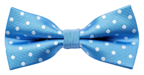 PNG Funky polka dotted bow tie white blue