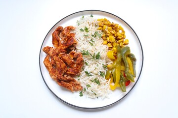 Homemade Plated Meal for Healthy and Nutritious Eating