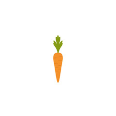 Carrot icon isolated on white background