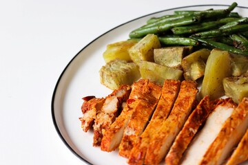 Homemade Plated Meal for Healthy and Nutritious Eating