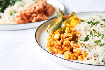 Homemade Plated Meal for Healthy and Nutritious Eating