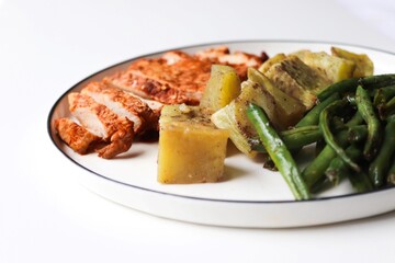 Homemade Plated Meal for Healthy and Nutritious Eating