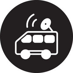 Mobile Unit glyph icon