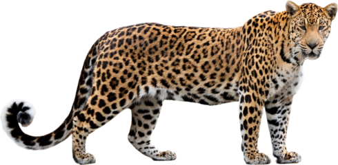 Majestic Leopard Wild Cat Big Cat Wildlife Animal Nature Jungle Spots Fur Predator Paws Tail Feline