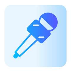 mic gradient icon