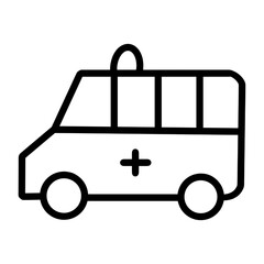 ambulance icon illustration