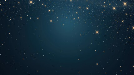 A solid navy blue background with subtle sparkles, leaving the center open for messages