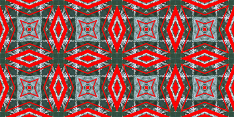 Seamless pattern banner red and green. Festive red and green Christmas pattern. Merry Christmas. Happy New Year.