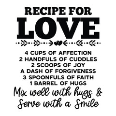 Recipe for Love SVG Art & Illustration