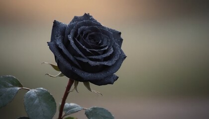 bud of a single rose close up, realistic illustration