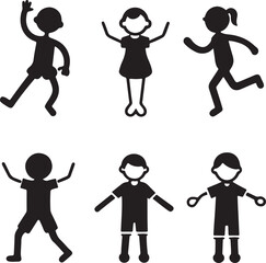 silhouettes of people