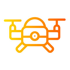 drone gradient icon