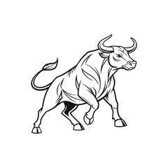 bull vector art and illustration 