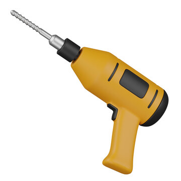 3d render   driller illustration