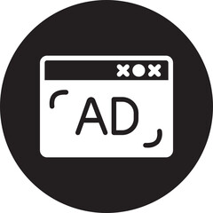 Commercial glyph icon