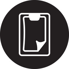 Clipboard glyph icon