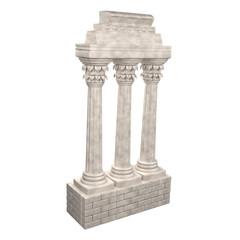 greek 3D Illustrations Icon Set