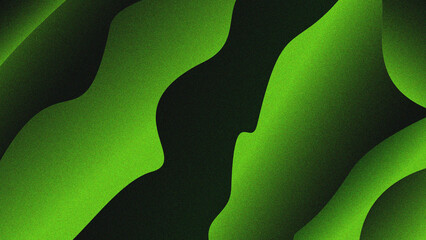 Abstract Green Gradient Background with Grain Texture Wallpaper Banner Poster Background