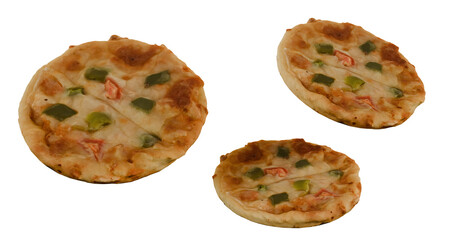 Pizza isolated on white