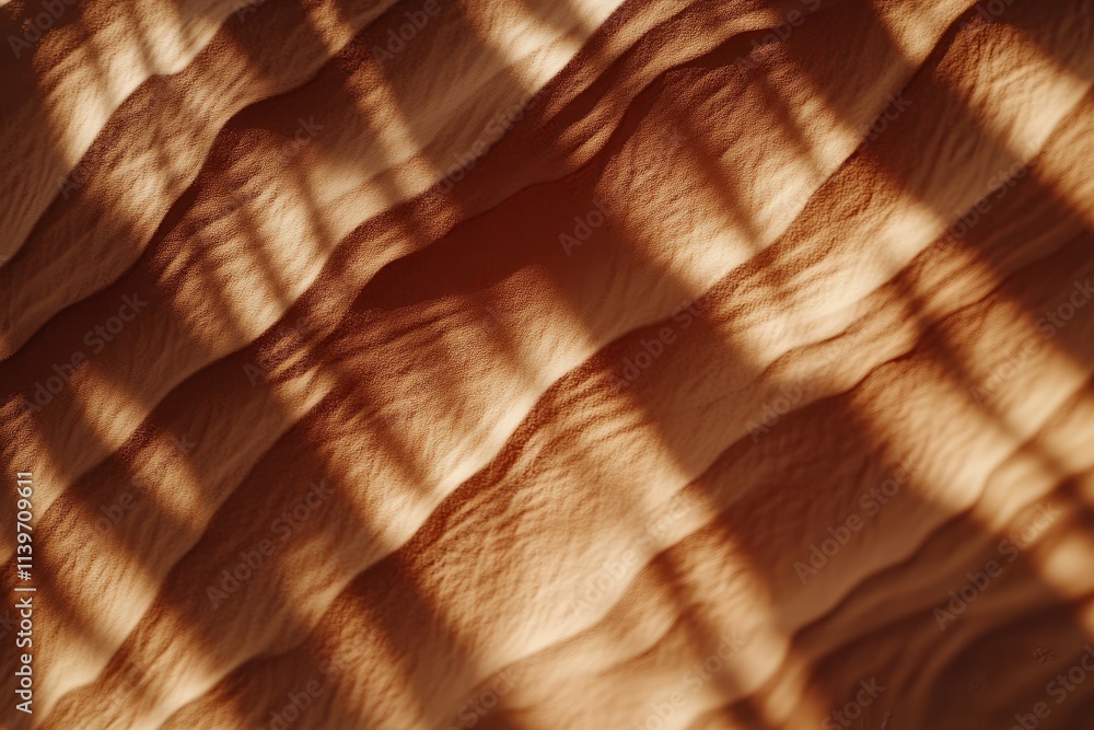 Poster Abstract texture of light and shadow on a folded surface.