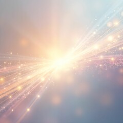 Abstract composition of smooth light stripes in soft pastel tones