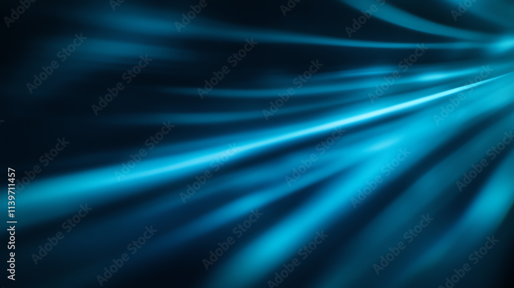 Poster abstract blue wave background for technology and design projects.