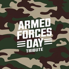 Armed Forces Day Tribute Camouflage Design