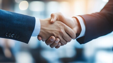 The Business Handshake Moment