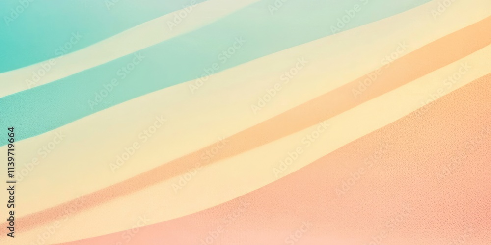 Poster Colorful sand borders with contrast empty space for creative design elements and branding opportunities