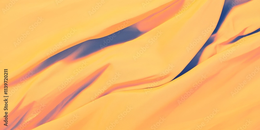 Aufkleber banner design featuring contrasting colors and smooth paper folds for effective graphic presentation