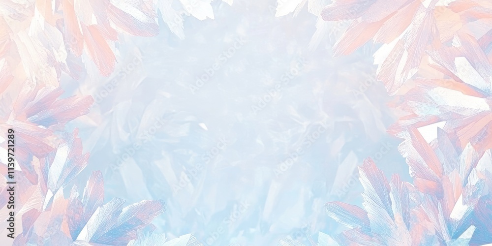 Poster vibrant banner design featuring sugar crystals and contrast empty space for creative projects