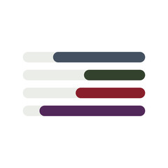 Obraz premium Bar Chart Infographic