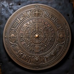 Mysterious Bronze Disc with Ancient Alien Script about the Lost Continent of Atlantis
