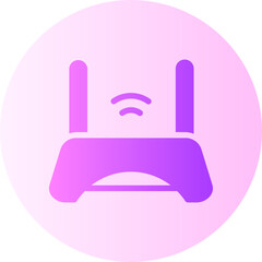 Wifi Router gradient icon