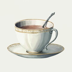 Illustration of a cup of tea