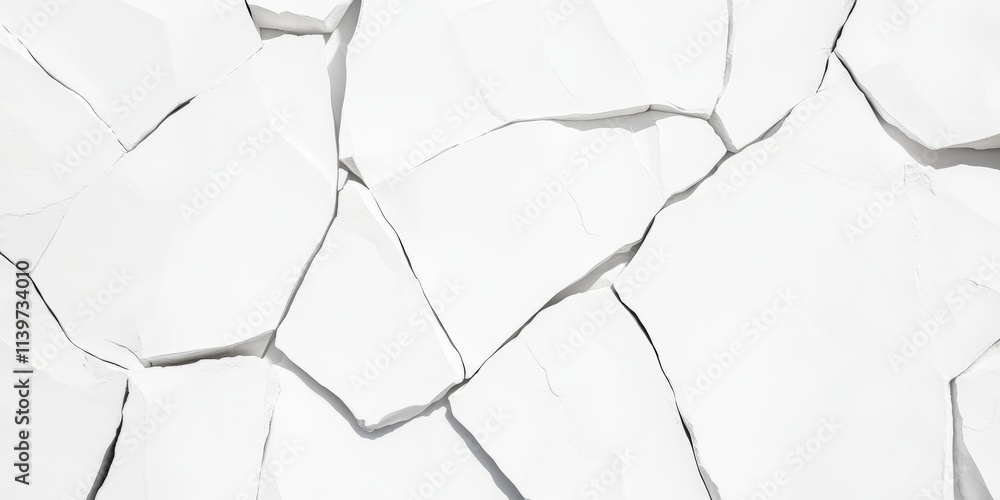 Fototapete contrast empty space surrounded by limestone pieces with clean shadows enhancing texture and depth
